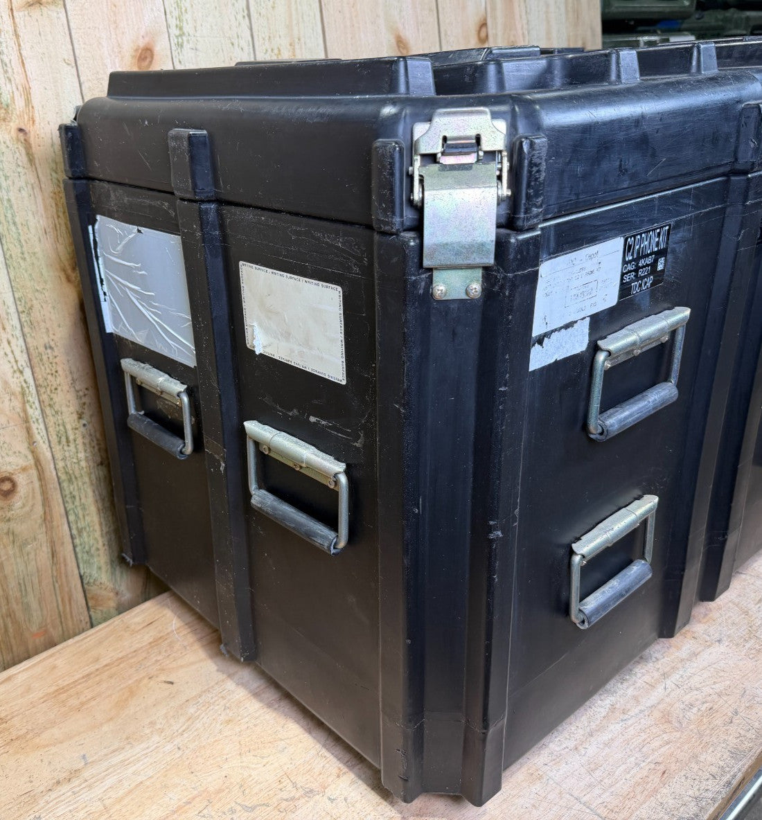 ECS Waterproof Case 34x23.5x24.5" IN Military Surplus Transit Black Grade AB
