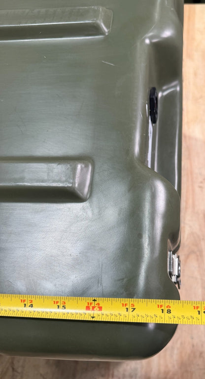 Pelican Hardigg Footlocker Green Case 18.5x18.5x15.5" Military Waterproof