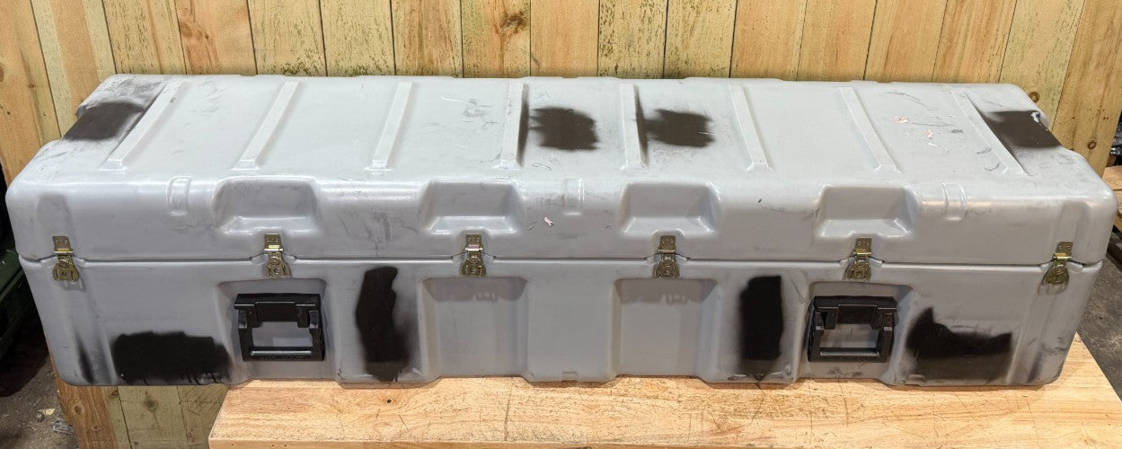 Pelican Hardigg Case 70x17.5x17" Grey  Military Waterproof Footlocker