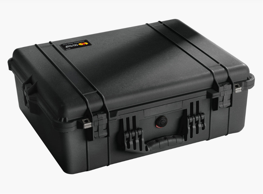 Pelican 1600 Watertight Hard Case  - Black - No Foam