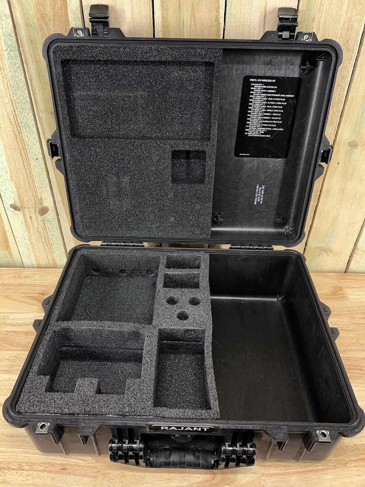 Pelican 1600 Protector Storage Case Waterproof Black Good Condition AB Free Ship