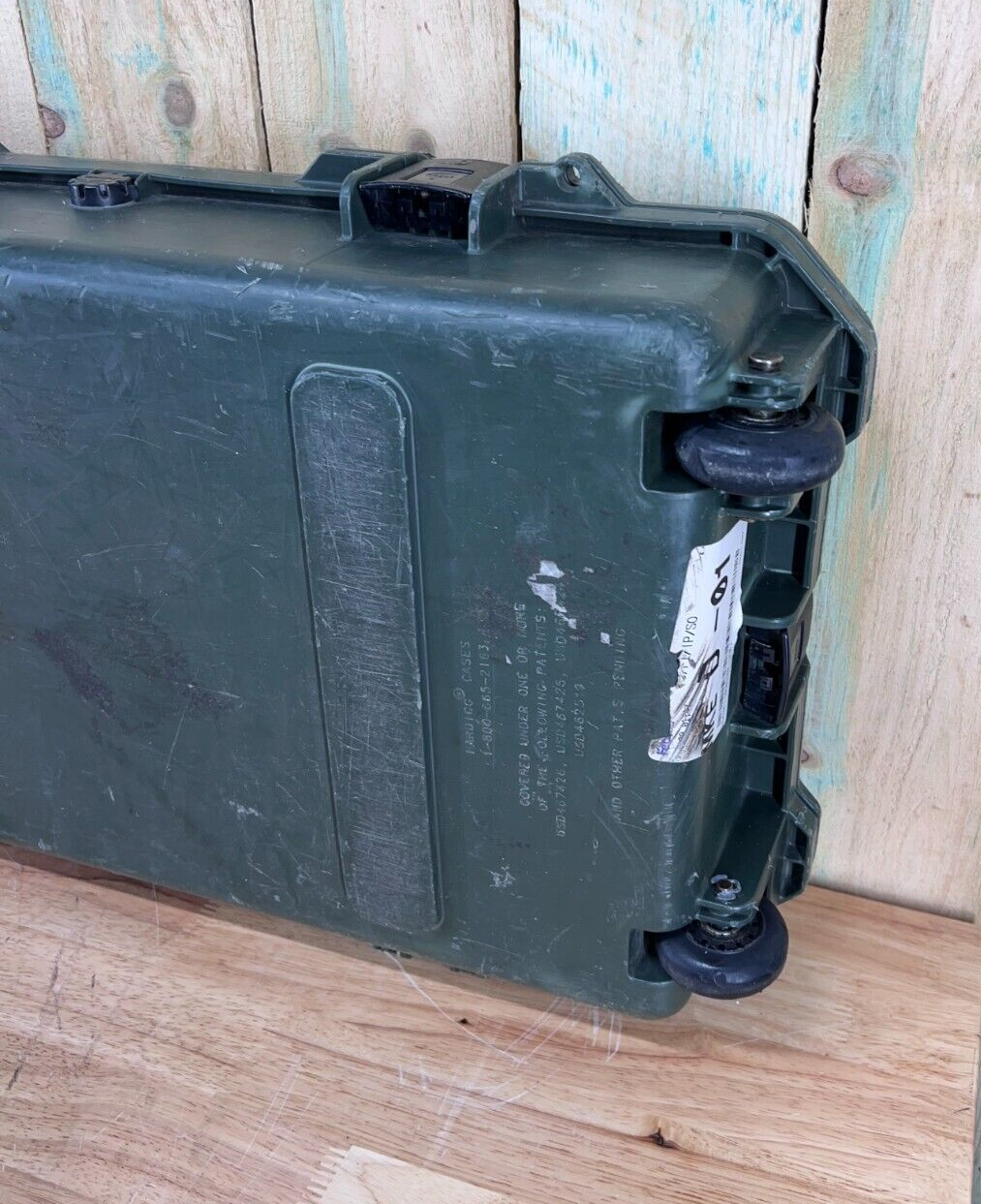 Pelican Storm IM3300 Long Rifle Case Green Rolling Used Condition B/C Free Ship