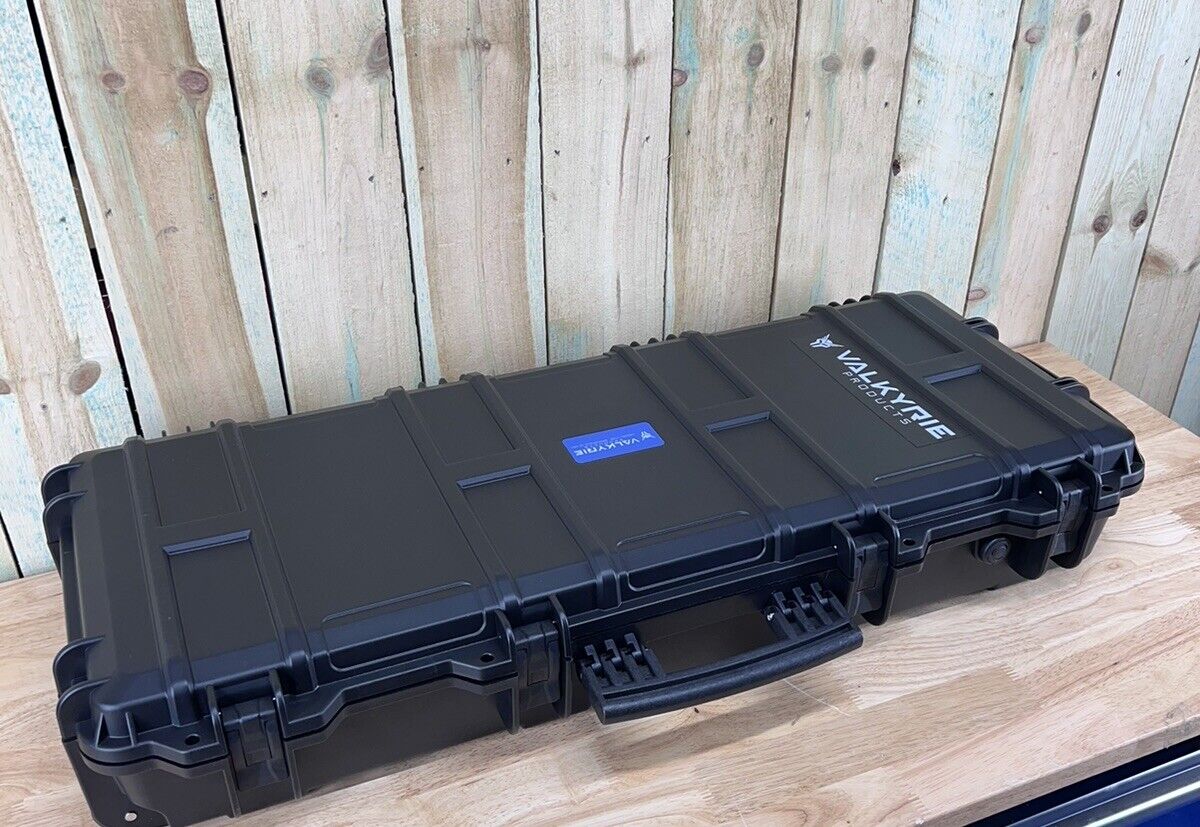 Valkyrie V138 Rifle Case Waterproof Storage W/ Pluck N Pull Foam Brand New 38