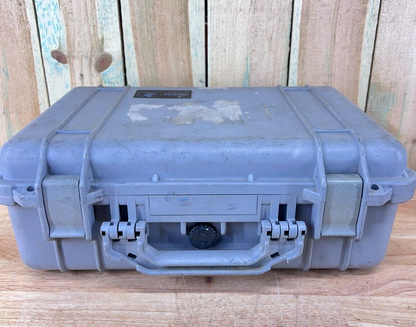 Pelican 1500 Protector Case Grey Waterproof Good Condition OS