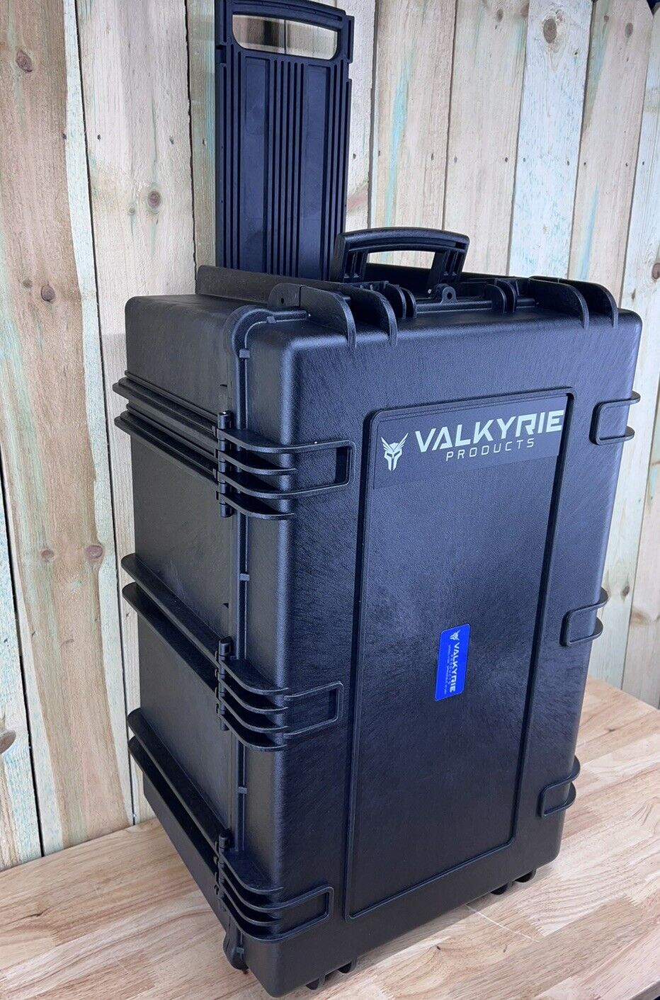 Valkyrie Products V133 Large Rolling Storage Case Waterproof W/ Pluck Foam