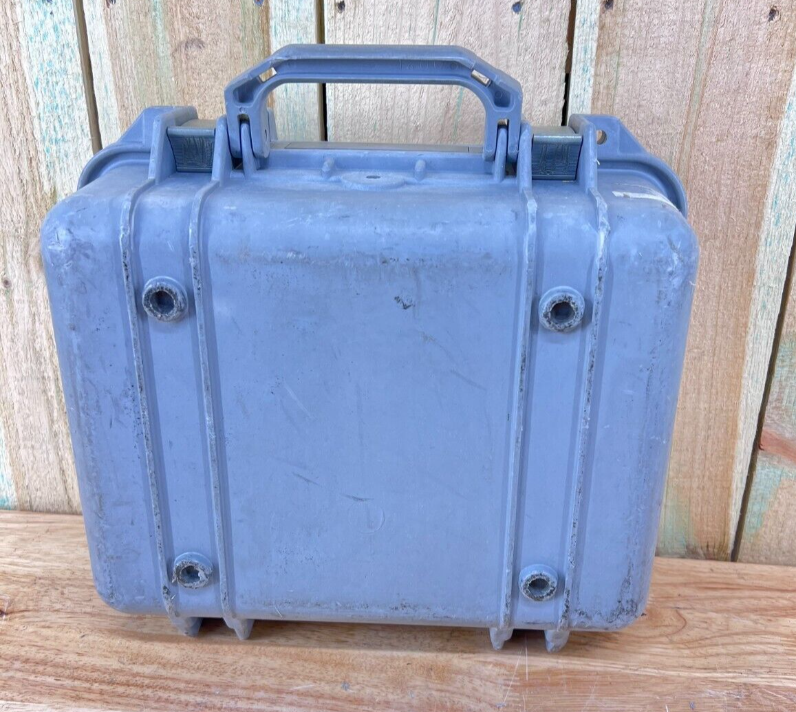 Pelican 1400 Protector Case Handheld Grey Good Condition OS Free Shipping