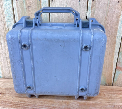 Pelican 1400 Protector Case Handheld Grey Good Condition OS Free Shipping