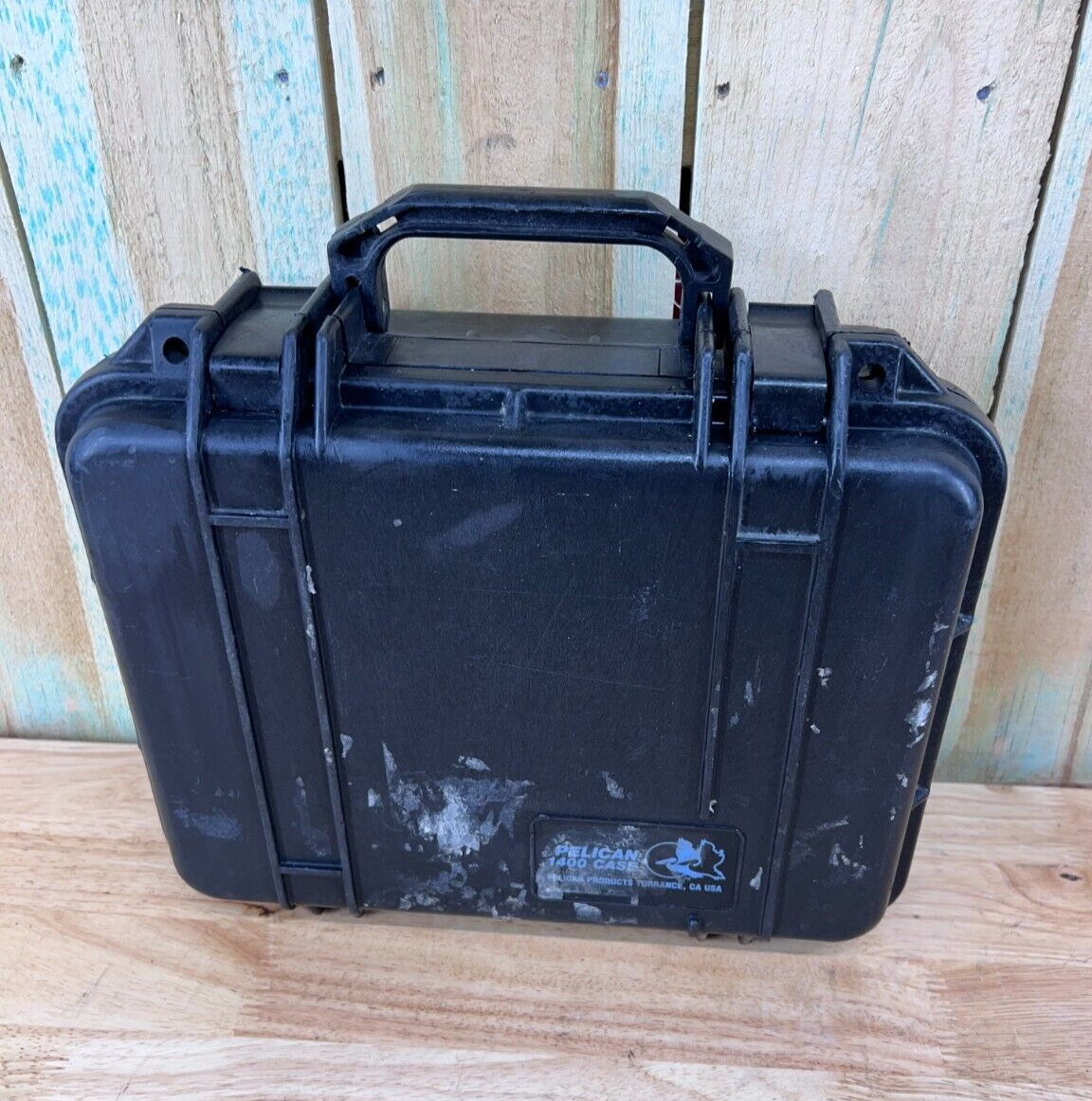Pelican 1400 Protector Case Handheld Black Good Condition OS Free Shipping