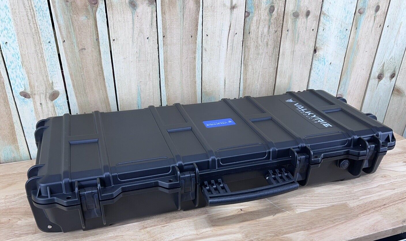 Valkyrie V138 Rifle Case Waterproof Storage W/ Pluck N Pull Foam Brand New 38