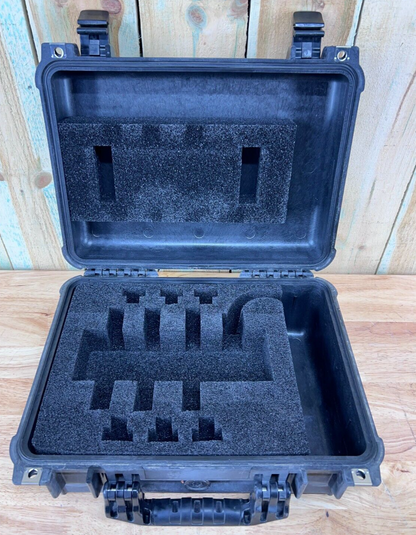 Pelican 1450 Black Hard Case Protector Waterproof Used Condition BC