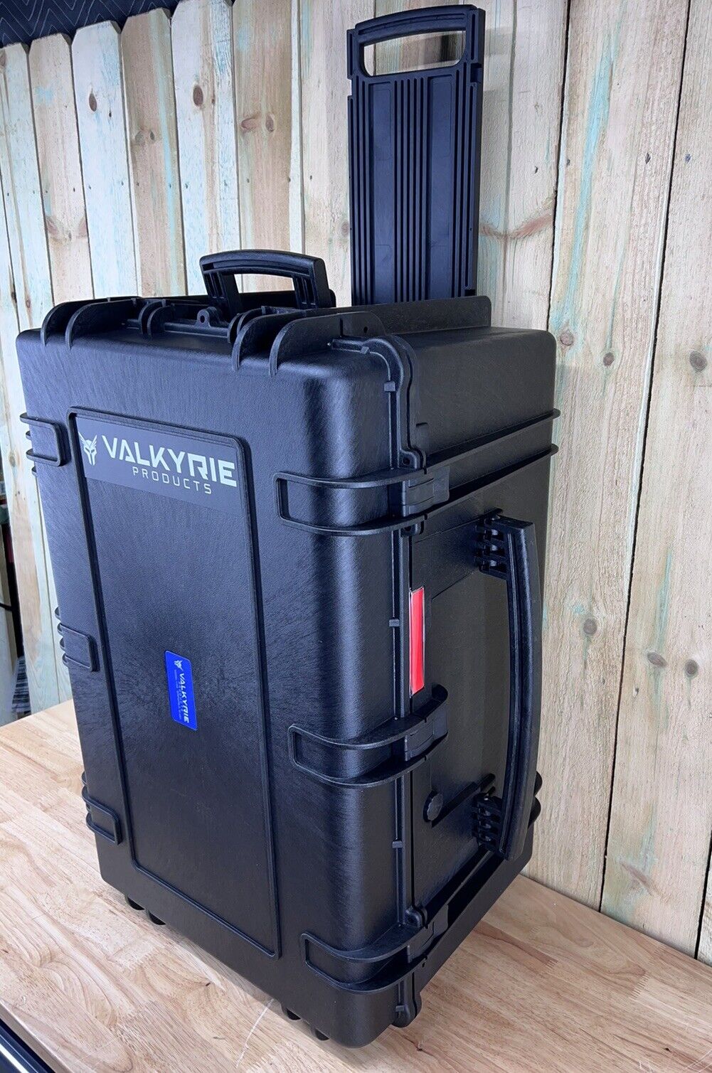 Valkyrie Products V133 Large Rolling Storage Case Waterproof W/ Pluck Foam