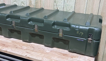 Pelican Hardigg Long Case 59” 19.5” 12” Green Waterproof Storage Footlocker