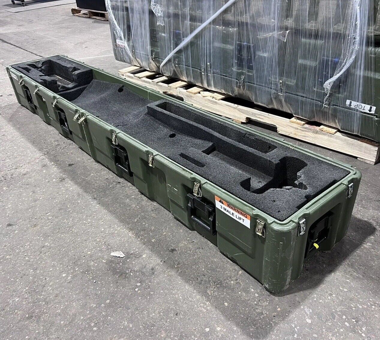 Long Hardigg Pelican Large Storage Case Transport Container Waterproof 99x18x18"