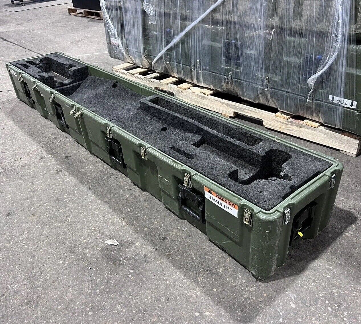 Long Hardigg Pelican Large Storage Case Transport Container Waterproof 99x18x18