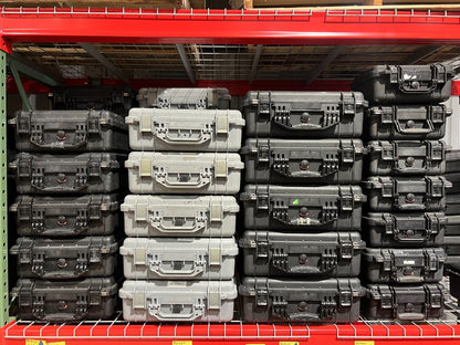 Pelican 1500 Protector Case Grey Waterproof Good Condition OS