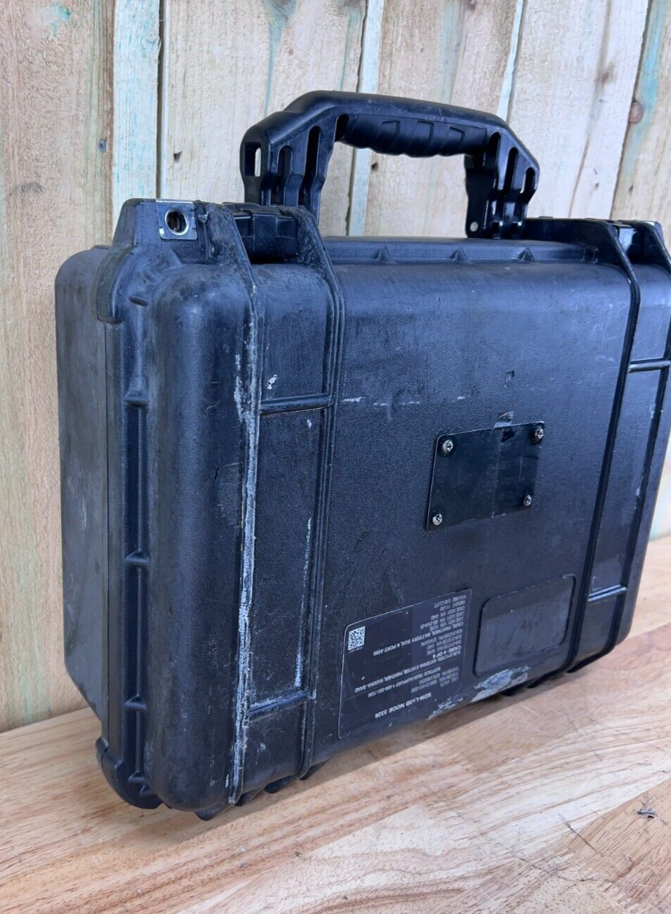 Pelican 1450 Black Hard Case Protector Waterproof Used Condition BC Free Ship