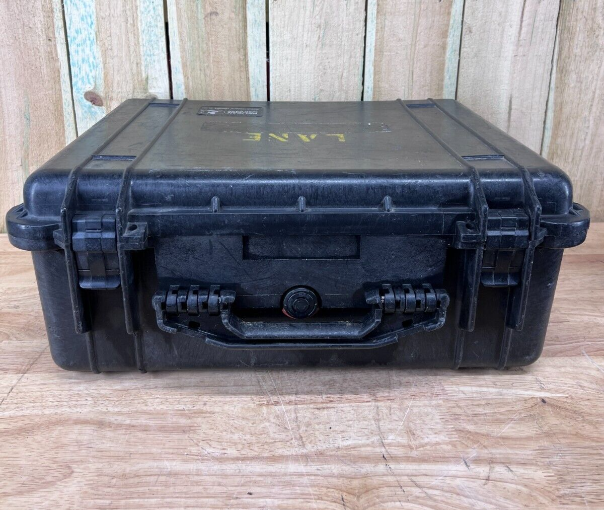 Pelican 1550 Watertight Protector Case Black Good Condition A/B