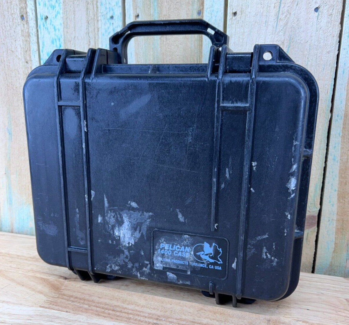 Pelican 1400 Protector Case Handheld Black Good Condition OS Free Shipping