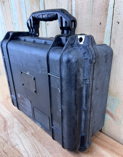 Pelican 1450 Black Hard Case Protector Waterproof Used Condition BC