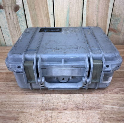 Pelican 1400 Protector Case Handheld Grey Good Condition OS Free Shipping