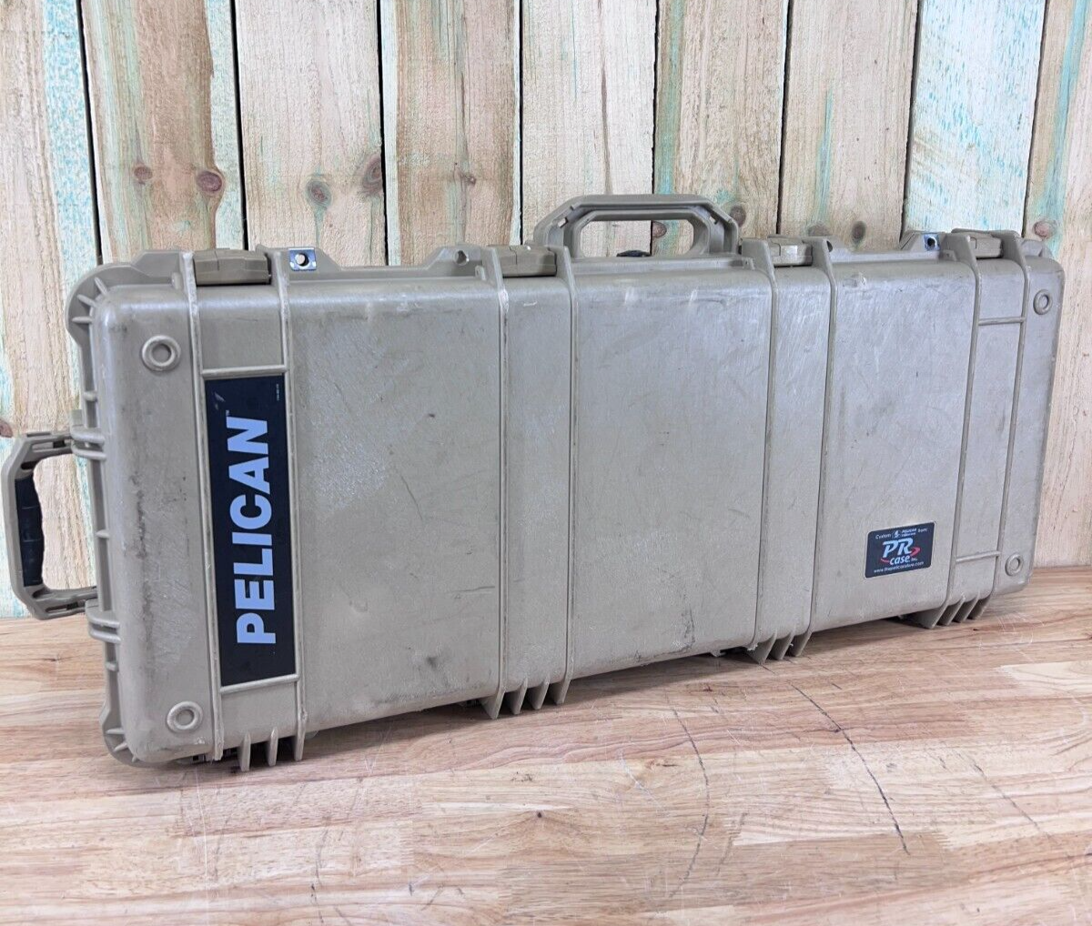 Pelican 1700 Protector Long Case Tan Good Condition A/B Free Shipping