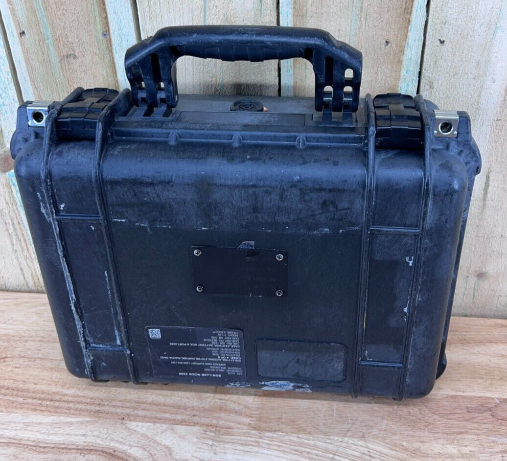 Pelican 1450 Black Hard Case Protector Waterproof Used Condition BC Free Ship