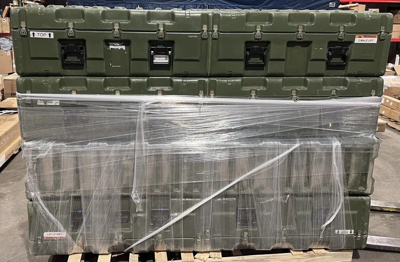 Long Hardigg Pelican Large Storage Case Transport Container Waterproof 99x18x18