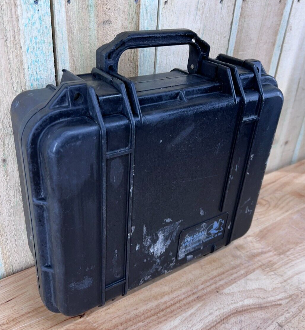 Pelican 1400 Protector Case Handheld Black Good Condition OS Free Shipping