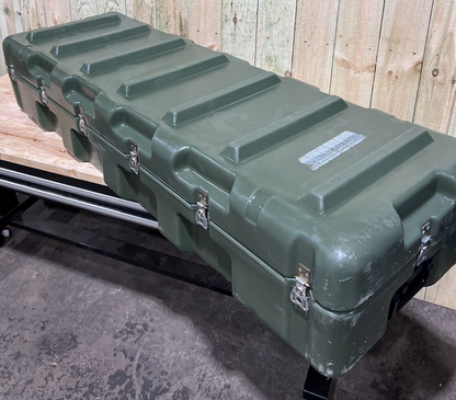 Pelican Hardigg Long Case 59” 19.5” 12” Green Waterproof Storage Footlocker