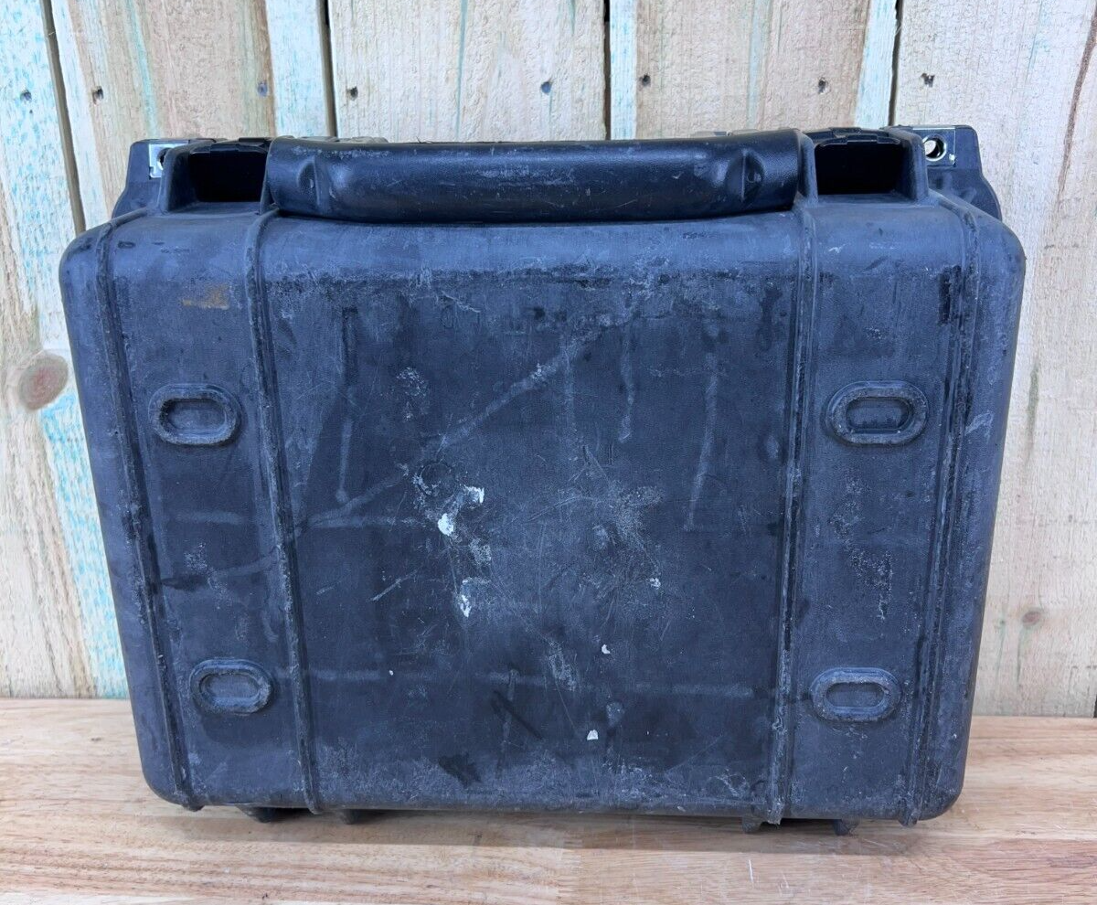 Pelican 1450 Black Hard Case Protector Waterproof Used Condition BC Free Ship