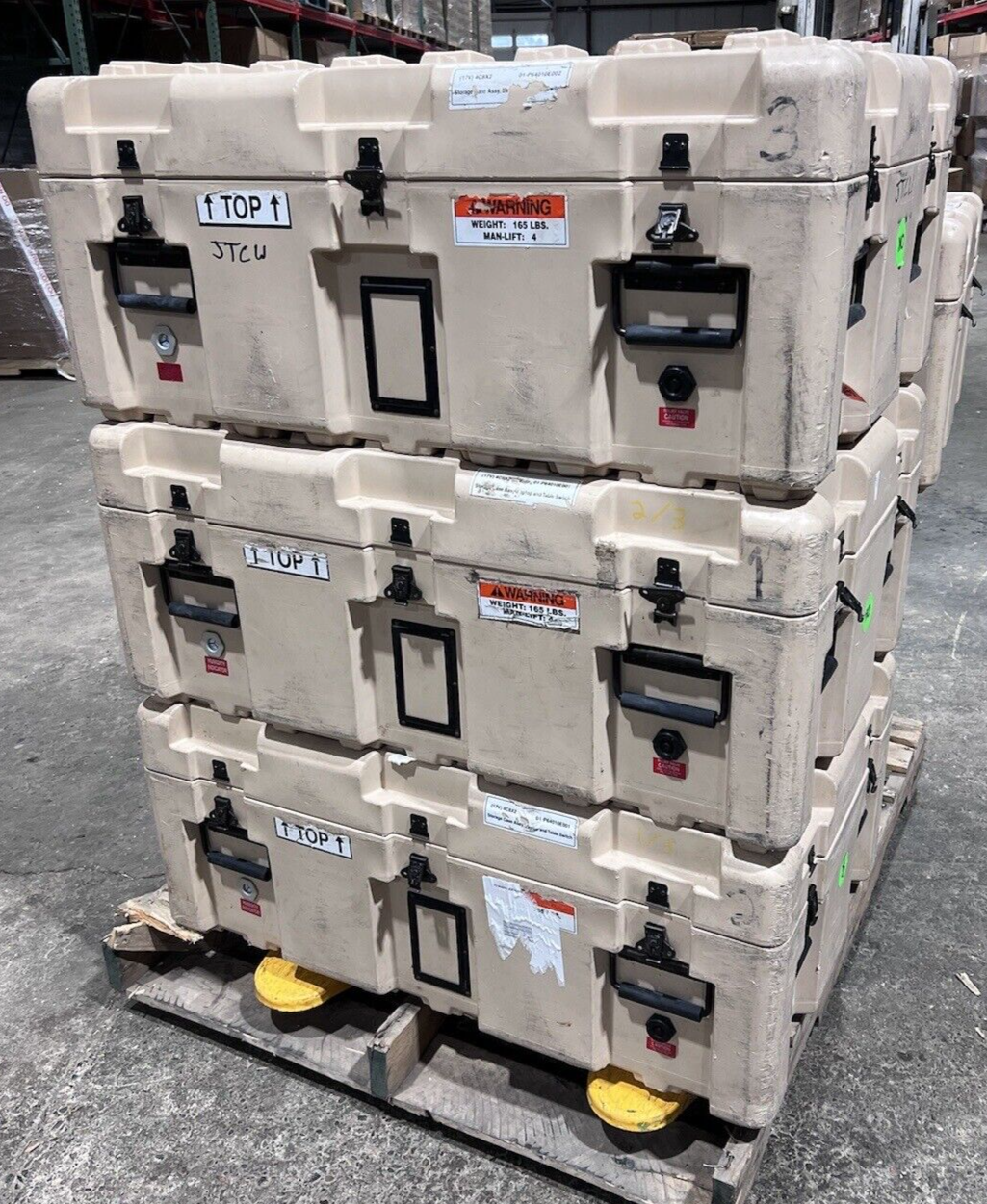 ECS 38” 25” 16.5” Loadmaster Waterproof Footlocker Case Storage Case Military