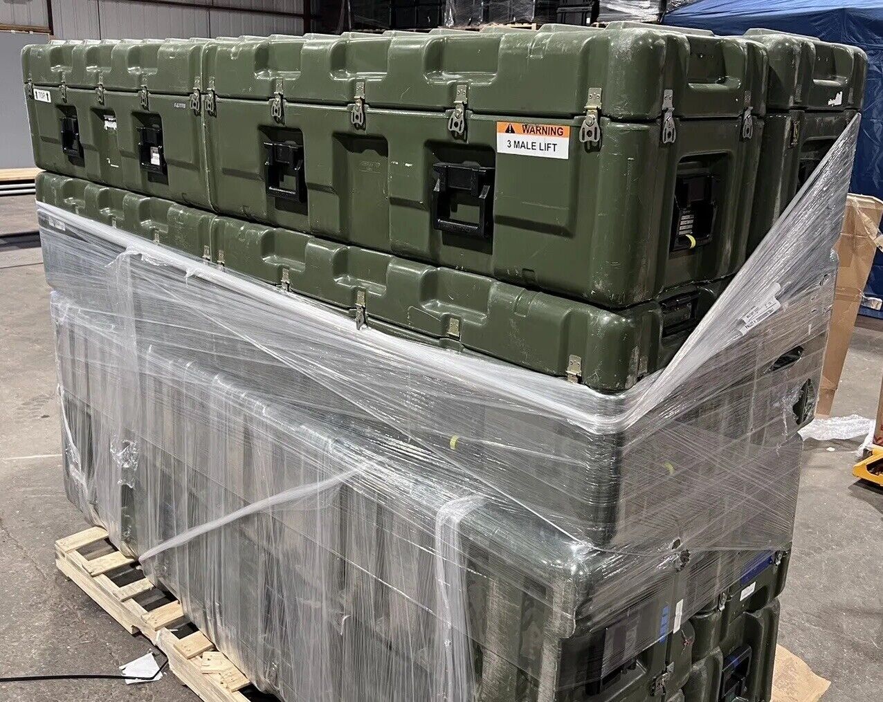 Long Hardigg Pelican Large Storage Case Transport Container Waterproof 99x18x18