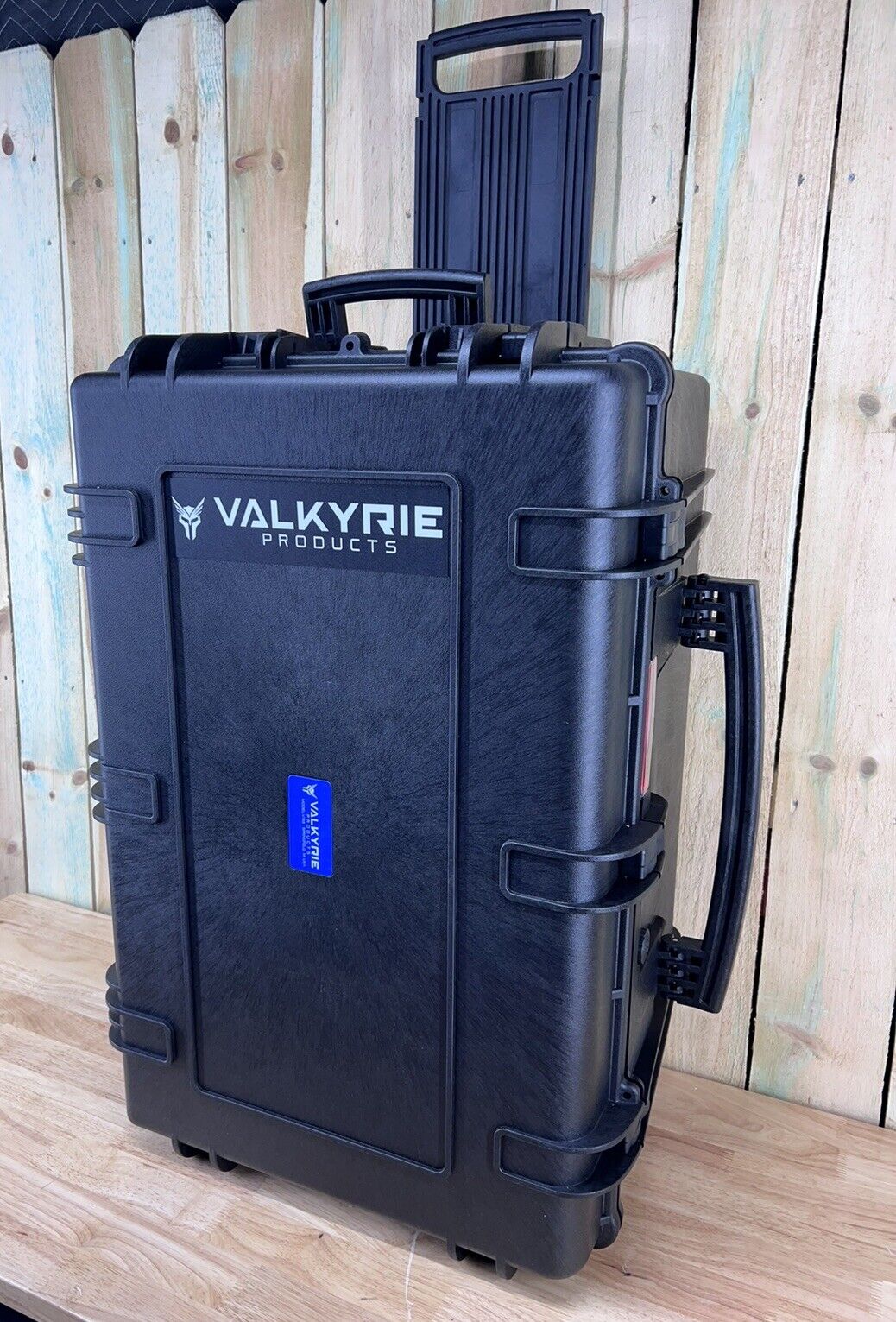 Valkyrie Products V133 Large Rolling Storage Case Waterproof W/ Pluck Foam