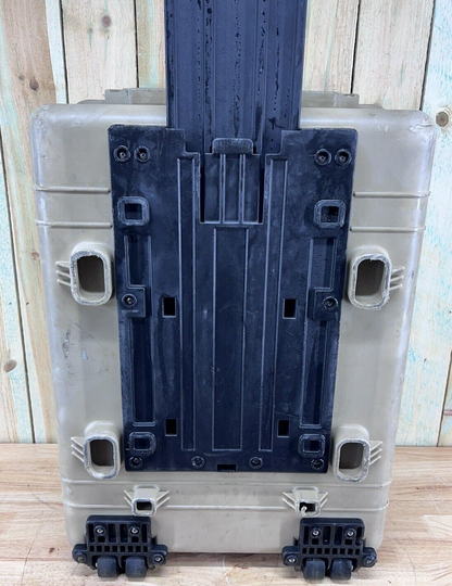 Pelican 1630 Protector Case Tan Transport Rolling Waterproof Used B/C