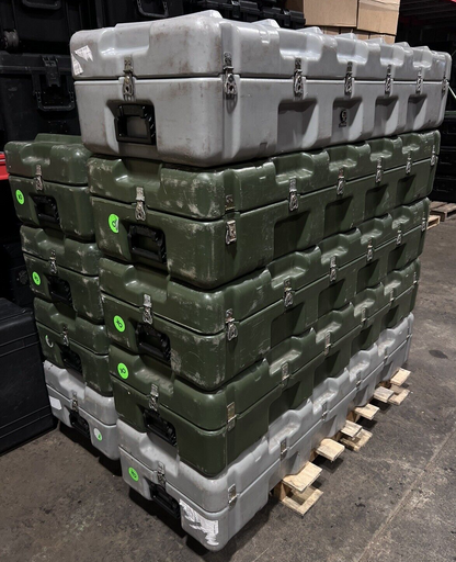 Pelican Hardigg Long Case 59” 19.5” 12” Green Waterproof Storage Footlocker