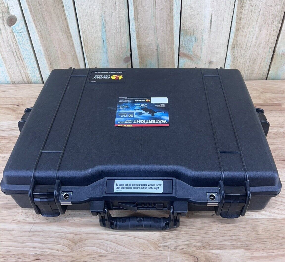 Pelican 1495 Laptop Case Wateproof Handheld Storage New Open Box Waterproof